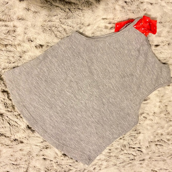 Girls Disney Minnie Mouse Polka Dot Bow sequined Tank Top - Picture 3 of 11